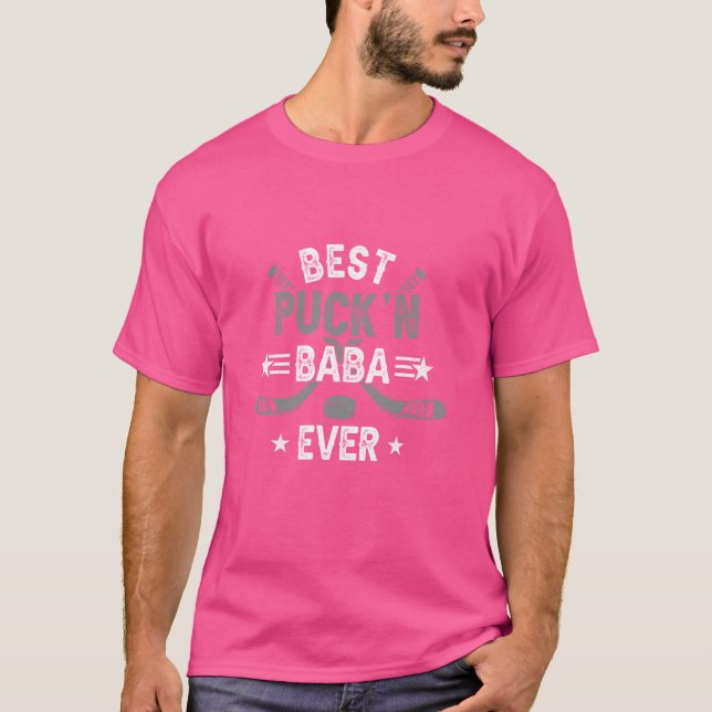 Funny Vatertag Shirt Bester Puck'n Baba Ever Hoc (Vorderseite)