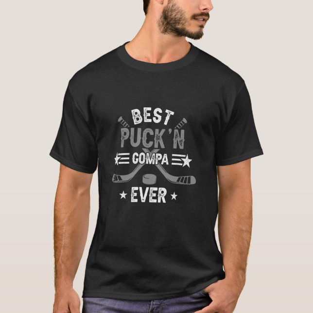 Funny Vatertag Shirt Bester Puck'n Gompa Ever Ho (Vorderseite)