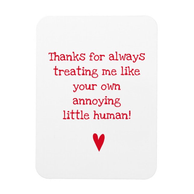 Funny Vatertag Zitat für Bonus Vater Magnet (Vertikal)