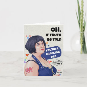 Funny Vathday card - Die sonnige Nase für Vater Einladung