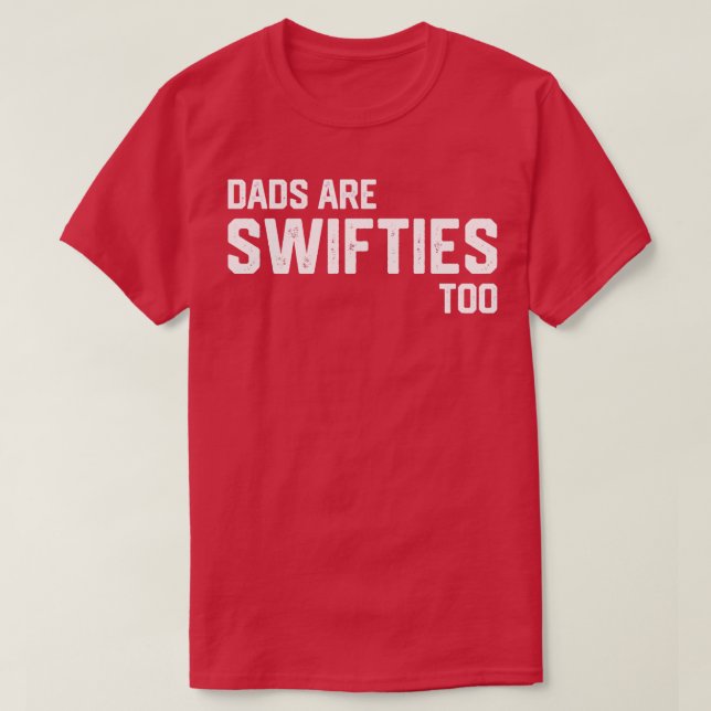 Funny Vathday Väter sind Swifties zu lange Sleev T-Shirt (Design vorne)