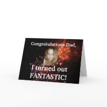 Funny Vathers Day Card - Fügen Sie Ihr eigenes Fot