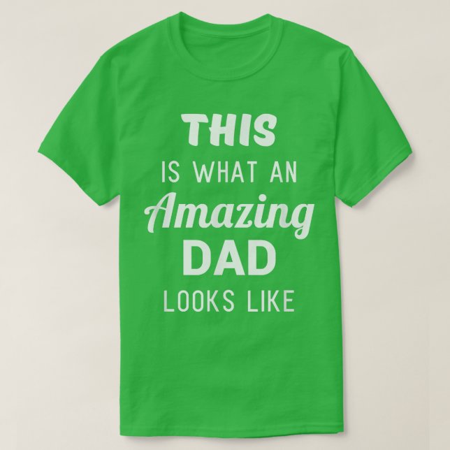 Funny Vathers Day Geschenk von Son Daughter Kids W T-Shirt (Design vorne)