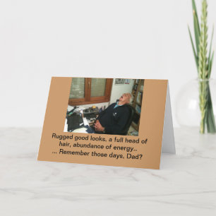 Funny Vathers Day Karte