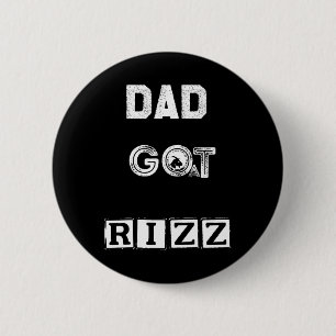 Funny Vathers Day Vater Got Goat Rizz Jokes Drehun Button