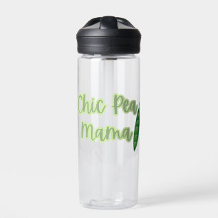 Funny Vegan Chic Pea Mama Women's Trinkflasche