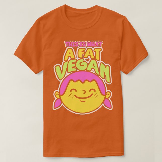Funny Vegan Design Vegetarian 2 T-Shirt (Design vorne)