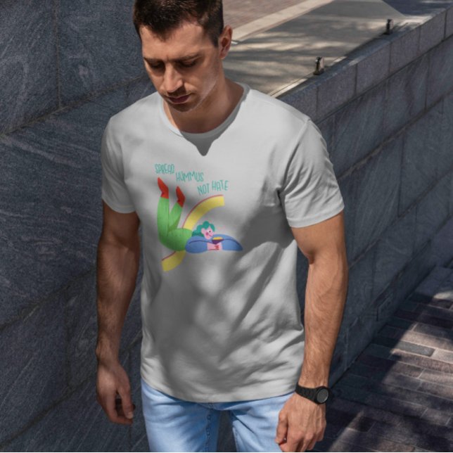 Funny Vegan Hummus T-Shirt (Von Creator hochgeladen)
