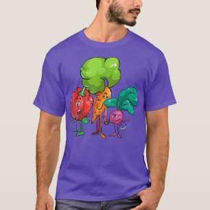 Funny Vegan Vegetables Veggies Vegetarisches Vegan T-Shirt