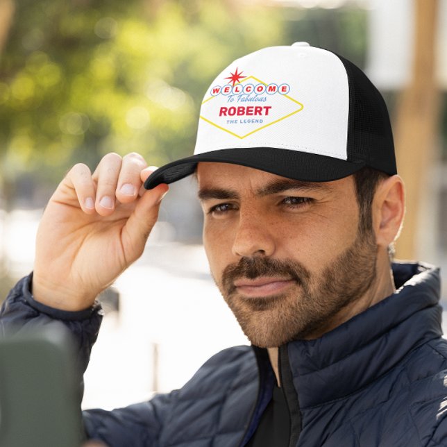 Funny Vegas Name und Titel Truckerkappe (Von Creator hochgeladen)