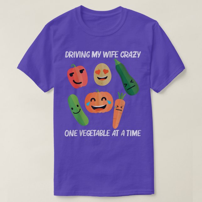 Funny Vegetables Design für Männer Vater gesundes  T-Shirt (Design vorne)