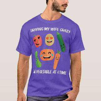 Funny Vegetables Design für Männer Vater gesundes  T-Shirt