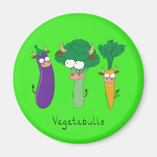 Funny Vegetables Niedlicher Cartoon Kinder Magnet