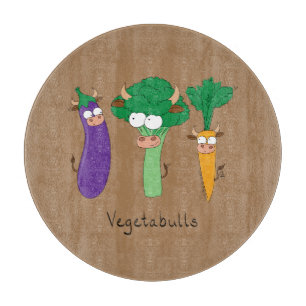 Funny Vegetables Niedlicher Cartoon Kinder Schneidebrett