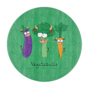 Funny Vegetables Niedlicher Cartoon Kinder Schneidebrett