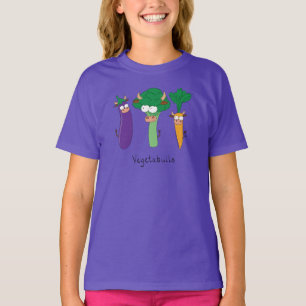 Funny Vegetables Niedlicher Cartoon Kinder T-Shirt