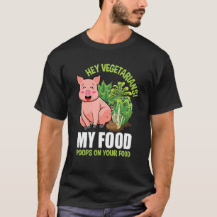 Funny Vegetarian Sprichwort Veggie Pflanze Basiere T-Shirt