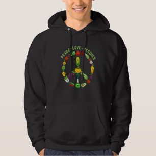 Funny Veggia für Frauen Männer Vegane Lebensmittel Hoodie