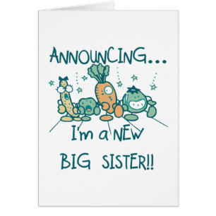 Funny Veggies New Big Sister