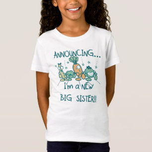 Funny Veggies New Big Sister T-Shirt