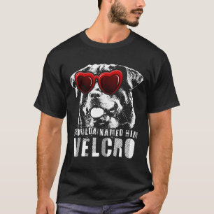 Funny Velcro Rottweiler Dog Geschenk T-Shirt