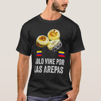 Funny Venezuela Flag Comida Venezolana Arepas Band T-Shirt
