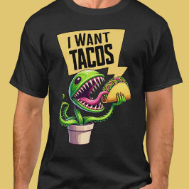 Funny Venus Fly Trap Will ein Taco T-Shirt
