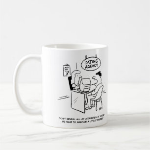 Funny Verabred Agency Cartoon auf Kaffeetasse