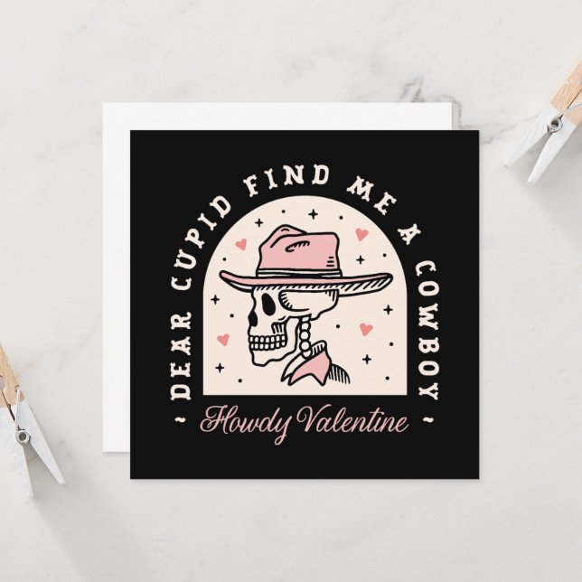 Funny verabredet Cowboy Country Date Single Zitate (Vorderseite/Rückseite Beispiel)