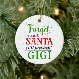 Funny Vergessen Santa Gigi Weihnachtsschmuck