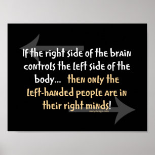 Funny Verlassen-hand-Sprichwort Poster