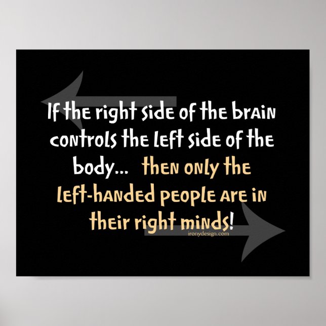 Funny Verlassen-hand-Sprichwort Poster (Vorne)