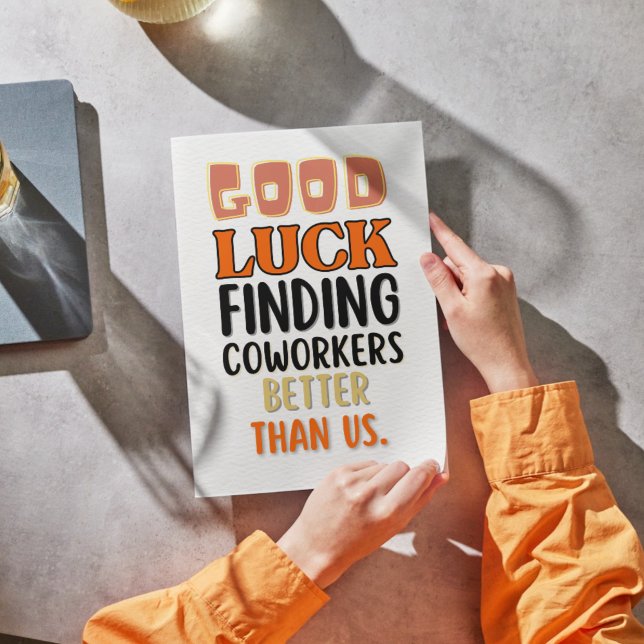 Funny Verlassend Card für Men Women, Humorvoll lau Dankeskarte (Von Creator hochgeladen)