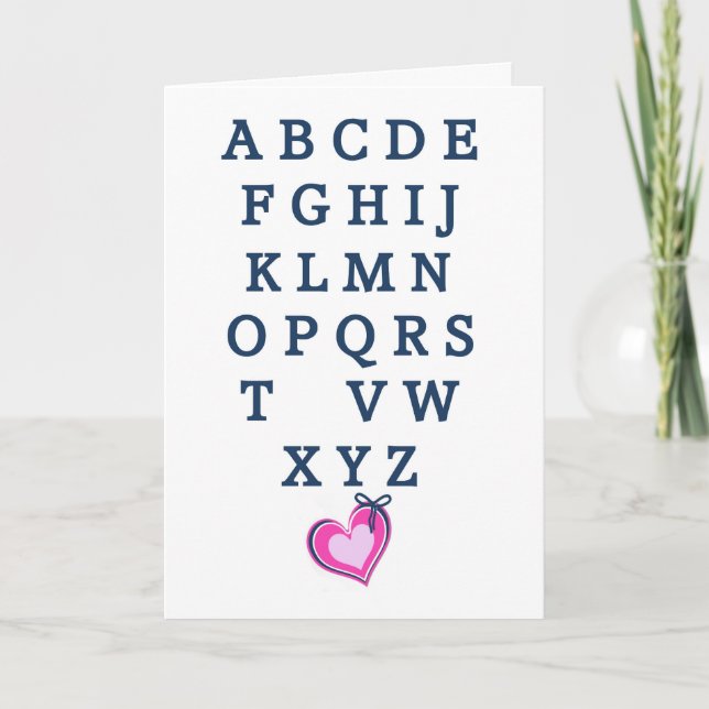 Funny Vermisst You Card Einladung (Vorderseite)