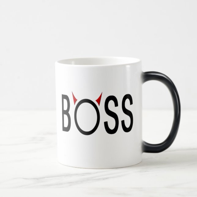 Funny Verschwindet Boss Tasse (Rechts)