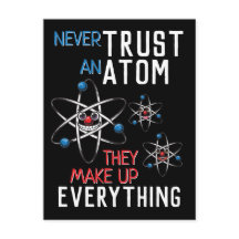 Funny Vertraue niemals Atom, das alles zusammenste