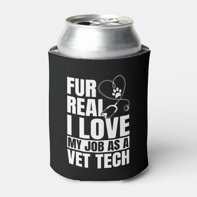 Funny Vet Tech Pub Dosenkühler (Kanne Vorderseite)