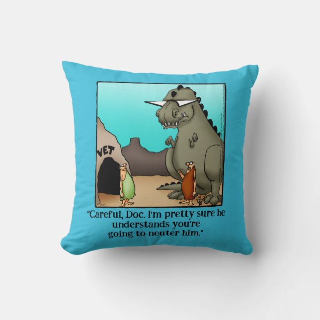 Funny Veterinary Spaß Pillow Kissen (Vorderseite)