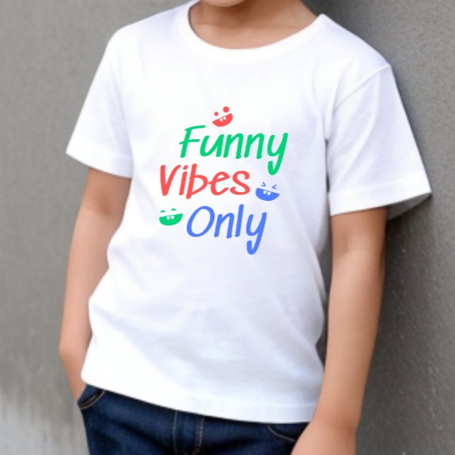 Funny Vibes Baby T - Shirt | DP7Art (Von Creator hochgeladen)