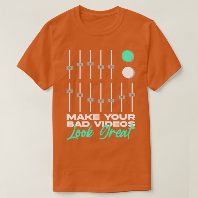 Funny Video Editor 4 T-Shirt (Design vorne)