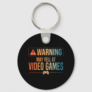 Funny Video Game Art für Herren Frauen Gaming Nerd Schlüsselanhänger