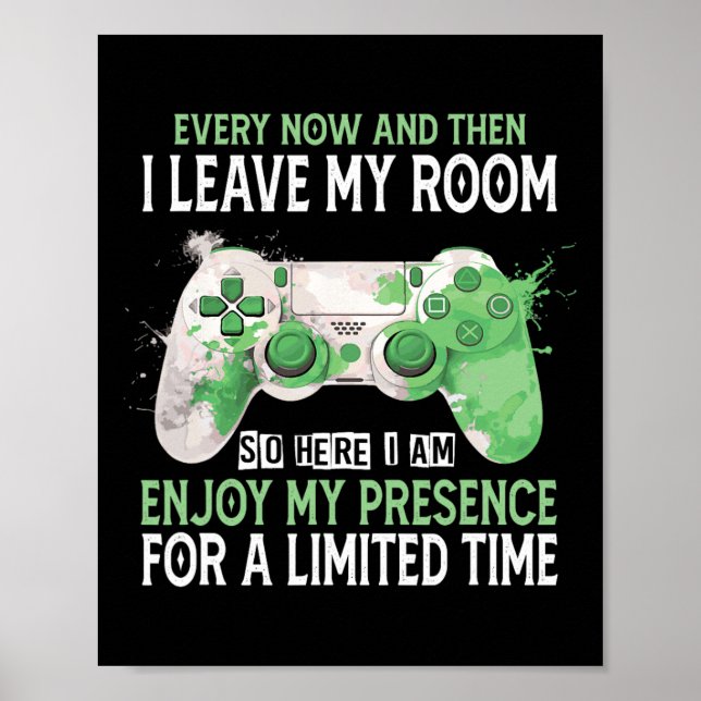 Funny Video Game Controller Gamer Geschenke für Ju Poster (Vorne)