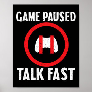 Funny Video Game für Damen und Herren Video Gaming Poster