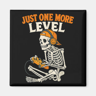 Funny Video Game Halloween Skeletter Gamer Kostüm Magnet