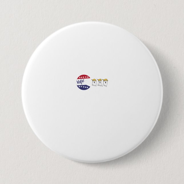 FUNNY VIDEO GAME STIMMEN FÜR TRUMP GHOST ZU ESSEN BUTTON (Vorderseite)