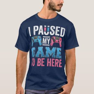 Funny Video Gamer Gender Reveal Ich habe mein Spie T-Shirt