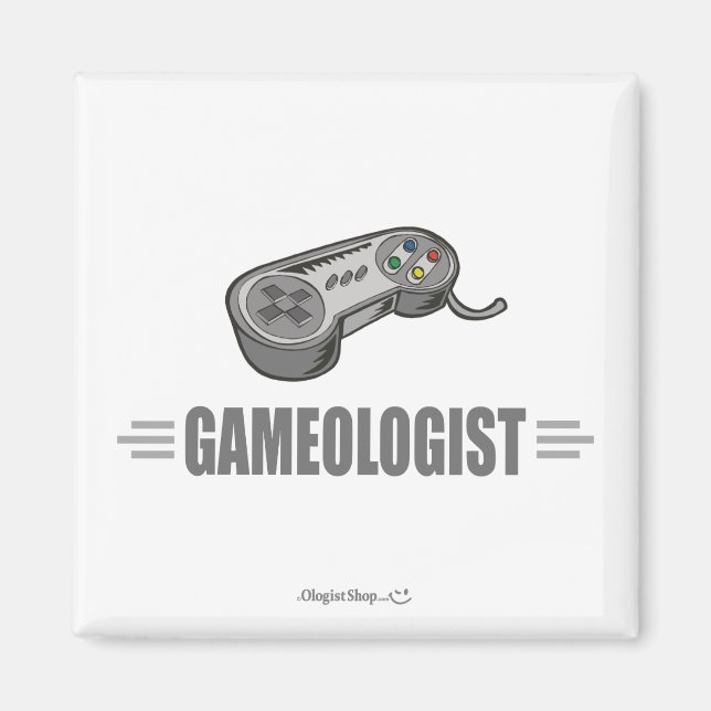 Funny Video Gamer Magnet (Vorne)