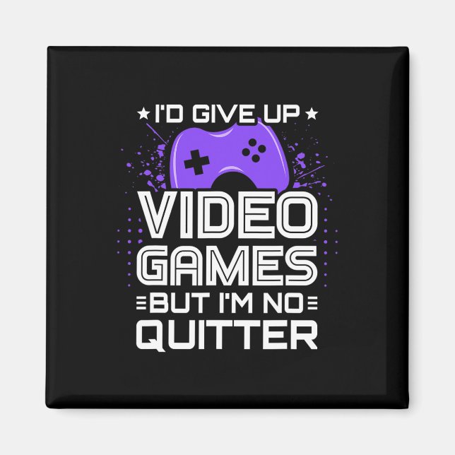 Funny Video Gamer - PC Console Gaming - Videospiel Magnet (Vorne)