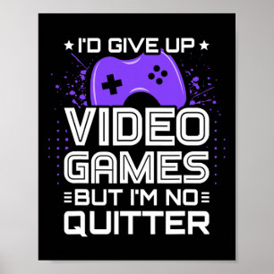 Funny Video Gamer - PC Console Gaming - Videospiel Poster