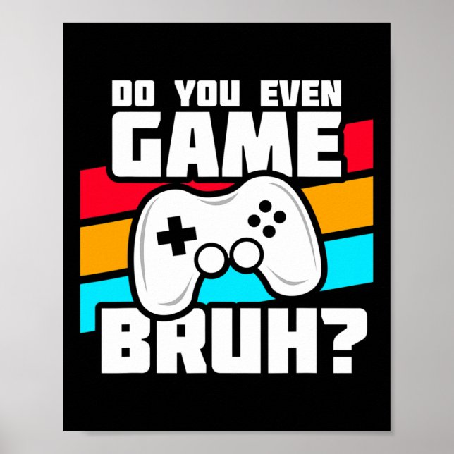 Funny Video Gamer - PC Console Gaming - Videospiel Poster (Vorne)